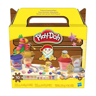 Hasbro Play-Doh 培樂多 海盜尋寶閃亮黏土提盒