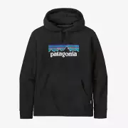 NWT Patagonia Men's P-6 Logo Uprisal Hoodie Black Size Men’s Sm. Women’s Med.