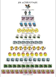 An eChristmas Holiday Greeting Cards Set 12 Cards 12 Envelopes Allport Editions!