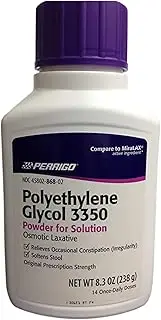 Polyethylene Glycol 3350 8.3 Oz (238gm) Powder (Compare to Miralax)