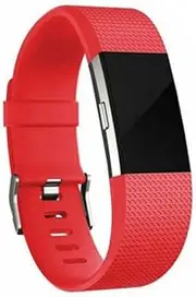 AIMALL Silicone Watch Wrist Sports Strap for Fitbit Charge Band Wristband Replacement, Durable Wristband with Classic Metal Buckle