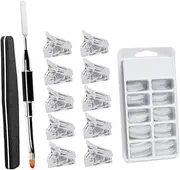 OHPHCALL False Nail Molds Manicure Art Supplies 1 Set Double-headed Scratch Gel Pen