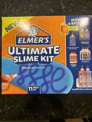 Elmer's Ultimate Slime Kit- 11 Pcs Kit Makes 8 batches- Brand New