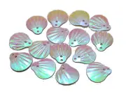 1000 White Shell loose sequins Paillettes Top Hole sewing Wedding craft