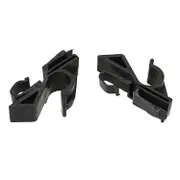 For Fiat Grande Punto Rear Parcel Shelf Clip Pair New Genuine x2 71719952 / 71719953 black