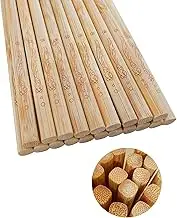 10 Pairs/Set Reusable Bamboo Chopsticks For Japanese Sushi Food Non-Slip Tableware Chopstick Bamboo Natural Wooden Chop Sticks Lightweight Dishwasher Safe Reusable Chopsticks(Natural B)
