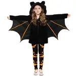 萬聖節兒童服裝 蝙蝠披風 斗篷 貓女衣服 節日派對 COSPLAY 表演服