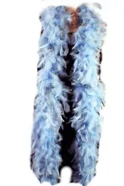 60 Gram 2 yards Long Chandelle Feather Boa Great for Party Wedding Halloween ...