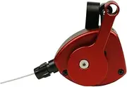 Frediuo Bicycle Shifter Lever Shifting Lever Accessory Tool Aluminum Alloy Professional with Cable Bicycle Thumb Gear Shifter, Black Red