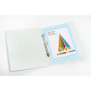 Marbig PVC Clearview Insert 3 D-Ring 25mm A3 Binder Portrait Organiser White