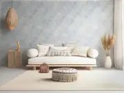 [Namly Design] Elegant Blue Pattern Wall Paper