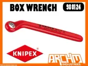 KNIPEX 980124 - BOX WRENCH - 265MM - CRANKED HEXAGON TOOL CHROME PLATED 24MM