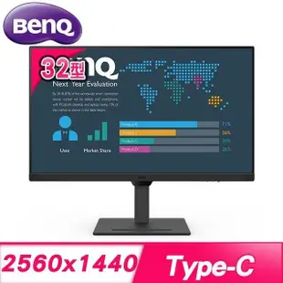 BenQ 明基 BL3290QT 32型 IPS 2K光智慧護眼螢幕