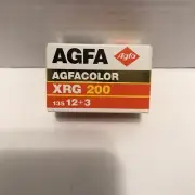 NOS Sealed AGFA Agfacolor XRG 200 24 x 36mm ~ 15 Exp. Color Film Expired 09/1996