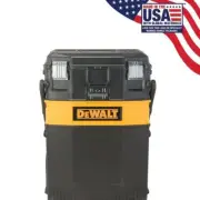 DEWALT Rolling Tool Box 21.5" Tool Storage 4-in-1 Cantilever Lid Strike Black