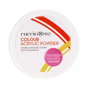 Cuccio Colour Color Acrylic Powder, Strawberry Magenta, 1.6 Oz