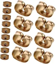 BESPORTBLE 100pcs Earring Back Secure Locking Earring Backs for Studs and Hooks Hypoallergenic Ear Lock Supplies for DIY Jewelry Making and Options