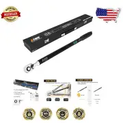 1/2-Inch Drive Digital Torque Wrench 7.4-147.6 ft-lbs - Precision Tool for Auto