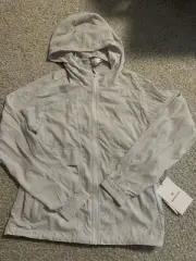Lululemon Hood Lite Jacket In Vapor Size 6