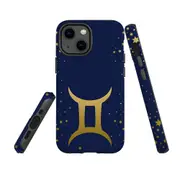For Apple iPhone 13 mini Case, Armour Back Cover, Gemini Sign