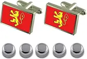 [Select Gifts] Shirt Dress Studs Valletta City Malta Flag Cufflinks