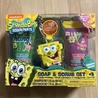 Nickelodeon Sponge Bob Squarepants Soap & Scrub Shampoo & Body Wash 4 Piece Set