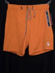 Spyder Men’s Hydro Series Laser-Cut Boardshorts Quick Dry Lightweight Swimwear