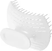 MUCKLILY Breakage Hair Brush Ergonomic Scalp Scrubber for Deep Cleansing Soft Bristles for Dandruff Removal Travel Friendly Shampoo Brush for Curly Hair and Extensions