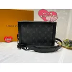 精品 LV 路易威登 SOFT TRUNK 系列 黑花 大號 盒子包 肩背包 斜背包 M44730