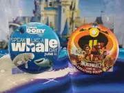 Disney Disneyland Button Set Incredibles 2 Finding Dory
