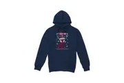 Spider-Man Mens Snowflake Christmas Sweater Hoodie (Navy) - UTTV4769
