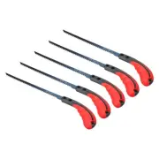 5Pcs 8.7" Keyhole Saw Woodworking Hand Saw Drywall Saw Hand Pull Jab Saw Tool