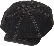 [WITHMOONS] Denim Cotton Newsboy Hat Baker Boy Beret Flat Cap KR3613