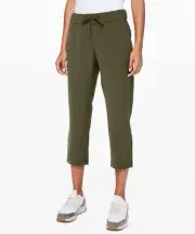 NWT Lululemon 'On the Fly Woven' Olive Green Athletic Pants Size 2 LW5BM4S DKOV