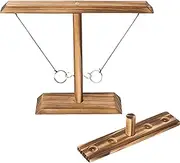 Bolaball Hook and Ring, 4 in a Row Outdoor Games | Yard and Lawn Games | Tabletop Outside Game for Adults & Kids | Backyard Carnival Holiday Picnic Christmas Party Big Patio Games (Hook and Ring)