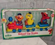 Vintage 90s Tyco Sesame Street Wind up Train Ernie Big Bird Elmo RARE NEW IN BOX