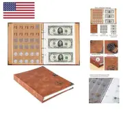 Coin Collection Book Holder for Collectors,150 Pockets Coin Collecting Album ...