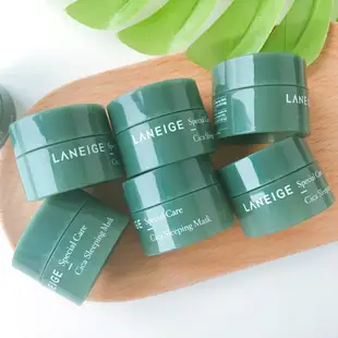 韓國 LANEIGE 蘭芝 積雪草晚安面膜 10ml 小樣 晚安面膜