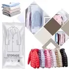 Hanging Vacuum Storage Bags Seal Wardrobe Compressed Bag Closet Organizer (L)