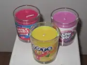 Scented Candles 3oz - Double Bubble, Blow Pop , Dots Scented Candy Candles NEW