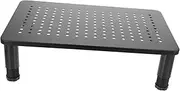 OSALADI 1Pc Height Adjustable Computer Monitor Riser Stand Durable Design with Airflow Ergonomic Support for Laptop Printer Stylish Desktop for Home Office