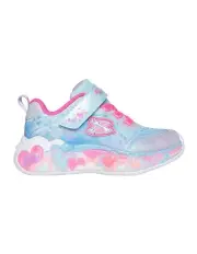 [Skechers] Eternal Heart Lights Infant Sneakers in Lt Blue