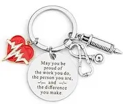 [NANQUAN] Nurse Gifts Nurse Keychain, Nurse Practitioner Gifts Nursing Student Gifts Medical Assistant Gifts