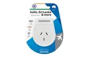Jackson Outbound Fast Charging Travel Adaptor with USB and USB-C India White