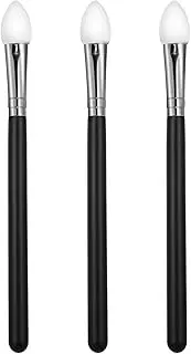 3 PCS Silicone Eyeshadow Applicator Silicone Makeup Brush Eyeshadow Blending Brush Silicone Eyeshadow and Lip Mask Makeup Brushes Make up Applicators for Eye Shadow Liquid Applying Cream for Women