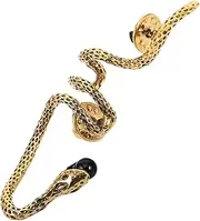 [TOGEVAL] Snake Motif Brooch Pin Lapel Pin Vintage Animal Brooch Safe Sturdy Enamel Craftsmanship for Men