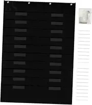 HAPINARY File Storage Bag Behavior Chart for Classroom Mailbox for Classroom Hanging Paper Organizer Pocket Charts for Classroom Wall Folder Holder Classroom Organization Door File Holder
