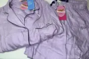 NWT PETER ALEXANDER LADIES LILAC FLANNEL PYJAMA SET SIZE 3+ / AU 24 - 26