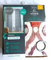 JCPenney Home One Grommet Panel Verona Twill Marsala 50 x 108 inch