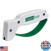 AccuSharp Garden Tool Sharpener, Diamond-Honed Tungsten Carbide Blades, Resto